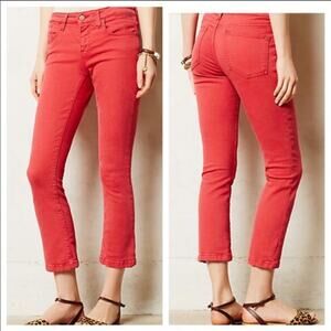 Pilcro and the Letterpress Red Stet Skinny Jeans
